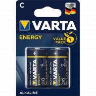 Элемент питания «Varta» Energy LR14/С, алкалиновый, 2 шт