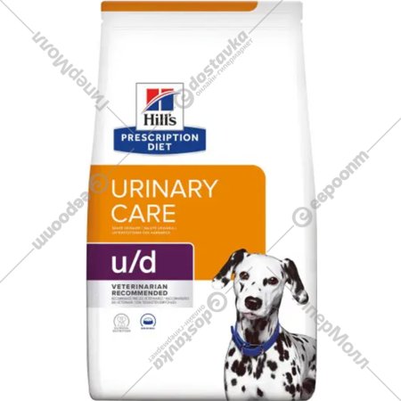 Корм для собак «Hill's» Prescription Diet u/d Urinary Care, 606270, курица, 4 кг