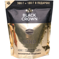 

Кофе раств.субл."BLACK CROWN"(пак.)400г