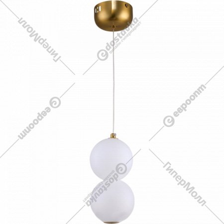 Подвесной светильник «Kinklight» Мони, 07627-2.01, золото/белый