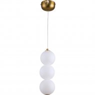Подвесной светильник «Kinklight» Мони, 07627-3.01, золото/белый