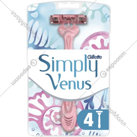 Бритвы одноразовые «Gillette» simply Venus 3, 4 шт