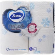 Туалетная бумага «Zewa» Deluxe, трехслойная, 4 рулона