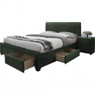 Кровать «Halmar» Modena 3, 160, темно-зеленый