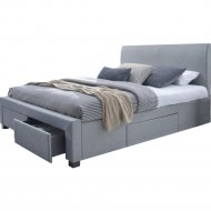 Кровать «Halmar» Modena, серый, 140х200 см