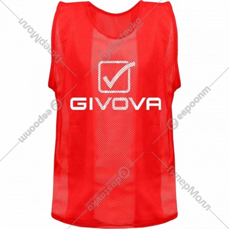 Манишка спортивная «Givova» Casacca Pro Allenamento, размер S, красный, CT01