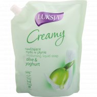 Жидкое мыло «Luksja» Creamy с оливкой и йогуртом, 900 мл