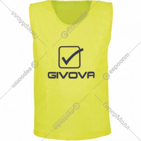 Манишка спортивная «Givova» Casacca Pro Allenamento, размер S, желтый, CT01