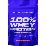 Протеин «Scitec Nutrition» Whey Protein, клубника, 1000 г