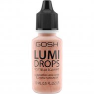 Люминайзер-флюид «GOSH Copenhagen» Lumi Drops, 004 Peach, 15 мл