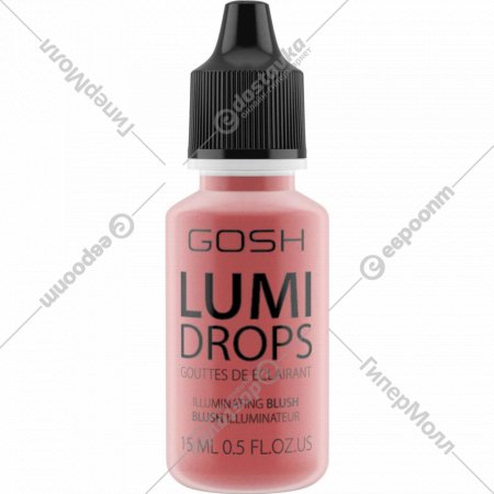 Люминайзер-флюид «GOSH Copenhagen» Lumi Drops, 010 Coral Blush, 15 мл