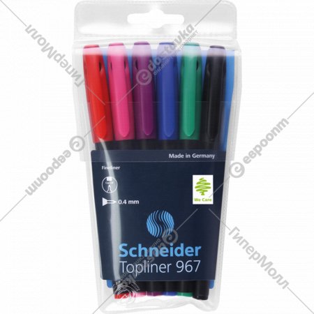 Набор капиллярных ручек «Schneider» Topliner 967