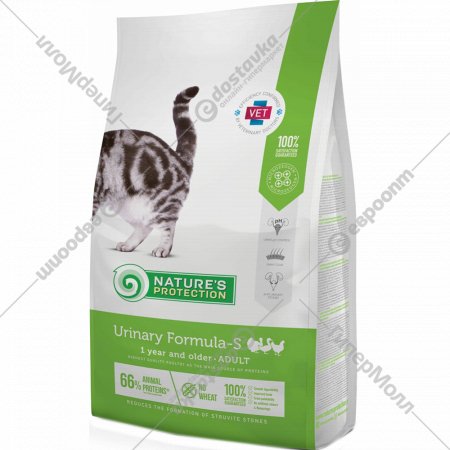 Корм для кошек «Nature's Protection» Urinary Formula-S Poultry для к от 1 года и старше, с птицей, NPS45770 2 кг