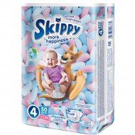 Подгузники «Skippy» more happiness, размер 4, 7-18 кг, 50 шт