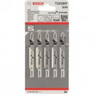 Набор пильных полотен «Bosch» T101BIF, 2608636431, 5 шт