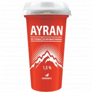 Айран «Молочные горки» по-турецки, с солью, 1.5%, 220 г