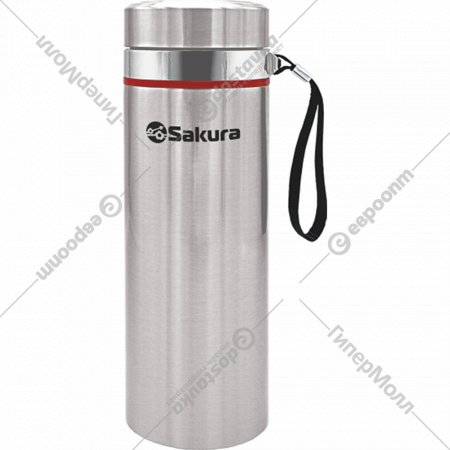 Термос «Sakura» TH-02-1000S серебро, 1 л