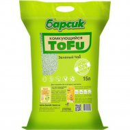 Наполнитель для туалета «Tofu» Зеленый чай, 92087, 15 л