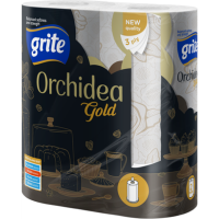 

Полотенца бумаж."ORCHIDEA GOLD2"(3 слоя)