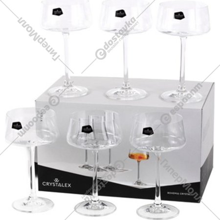 Набор бокалов для мартини «Crystalex» Xtra optic, 40862/47/220, 6 шт