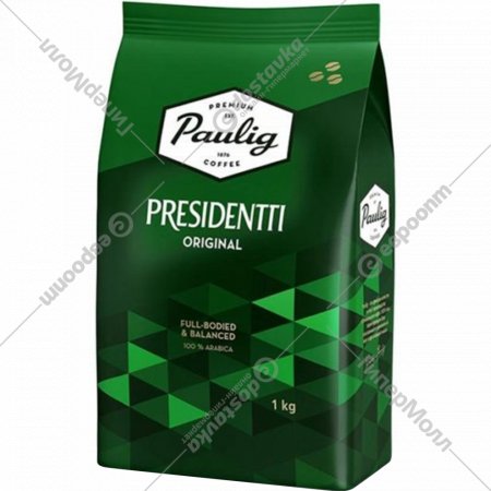 Кофе в зернах «Paulig Presidentti Original» 1000 г