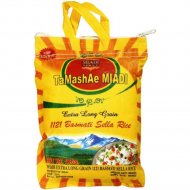 Рис басмати индийский «TaMashAe MIADI» длиннозерный, пропаренный, 1 кг