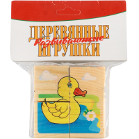

Пазл "ЖИВОТНЫЕ ФЕРМЫ" (4 кубика)