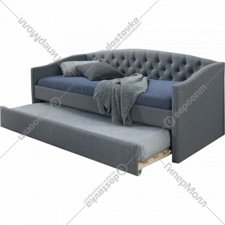 Кровать «Signal» Alessia, серый/дуб, 90х200 см