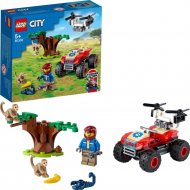 Конструктор «Lego» City Спасательный вездеход для зверей 60300, 74 детали