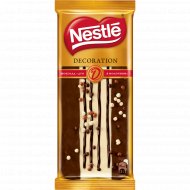 Шоколад «Nestle» молочный с арахисом декорированный, 85 г