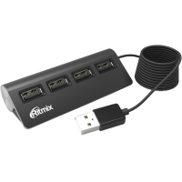 

USB-Хаб"RITMIX" (CR-2400, black)