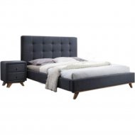Кровать «Signal» Melissa, серый, 160х200 см