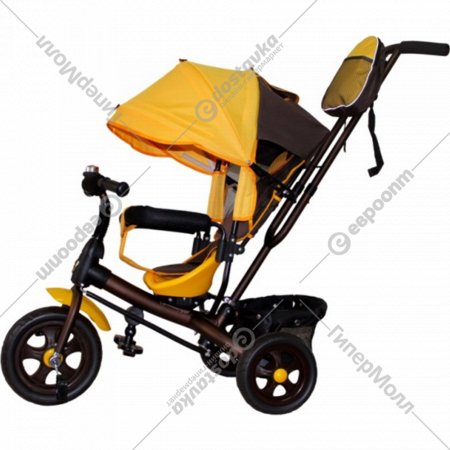 Велосипед детский «GalaXy» Виват Билайн 2, коричневый/желтый