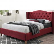 Кровать «Signal» Aspen, Velvet, бордовый, 160х200 см