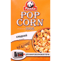 

Попкорн "PANDA" (сладкий, для СВЧ) 100 г