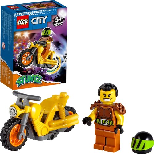 Конструктор «Lego» Разрушительный трюковый мотоцикл, 60297, 12 деталей