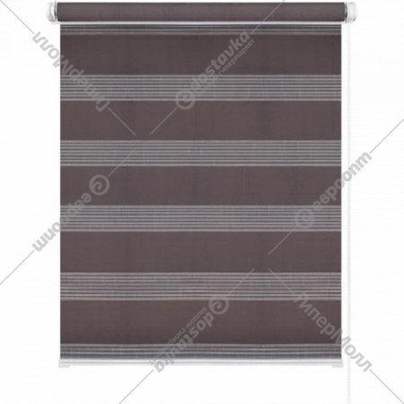 Рулонная штора «Legrand» День-Ночь, 58077336, коричневый, 47x160 см