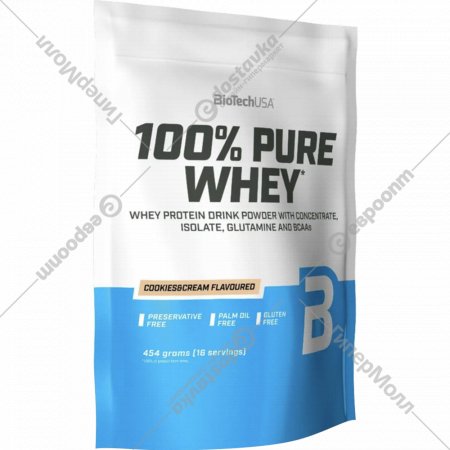 Протеин «BioTech USA» Pure Whey, печенье/крем, 454 г