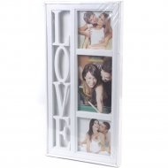 Рамка для фотографий «Love» пластмассовая, 3 фото