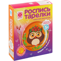 

Роспись тарелки"СОВУНЬЯ"(арт. Fn-717053)