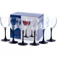 Набор бокалов для вина «Domino» стеклянных, 6 шт, 350 мл.
