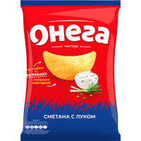 

Чипсы из с/к"ОНЕГА"(со вк.смет/лук)150г