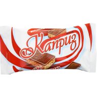 Мороженое «Каприз» пломбир шоколадный, с кусочками шоколадной глазури на печенье, 90 г