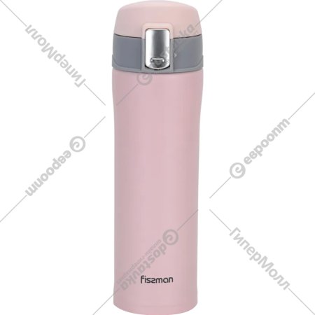 Термокружка «Fissman» 9879, розовый, 0.45 л