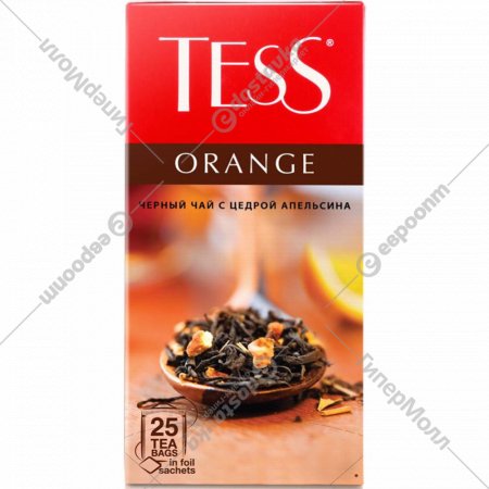 Чай черный «Tess» Orange, 25х1.5 г