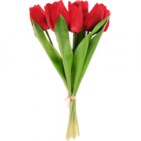 Букет ис­кус­ствен­ных цветов, Тюль­па­ны, PR2, 41 см