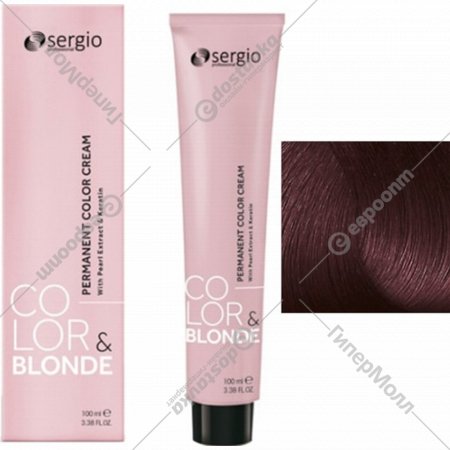 Крем-краска для волос «Sergio Professional» Color&Blonde 4.53, 100 мл