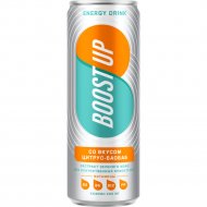 Энергетический напиток «Boostup» цитрус-баобаб, 330 мл