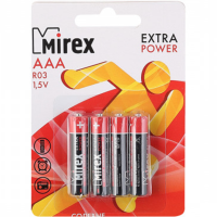 

Батарея "MIREX" R03 (AAA) (ER03-E4) 4 шт