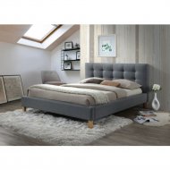 Кровать «Signal» Texas, серый, 140х200 см